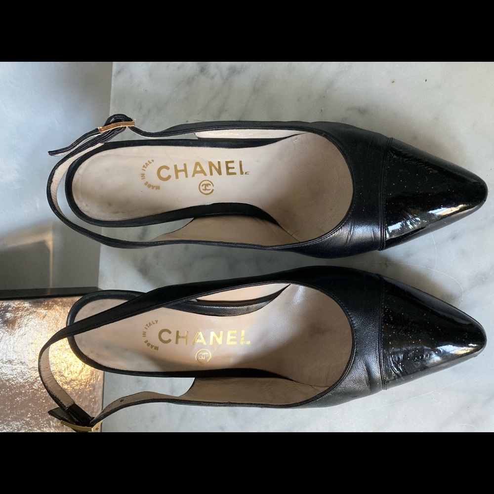 Vintage Chanel sling backs